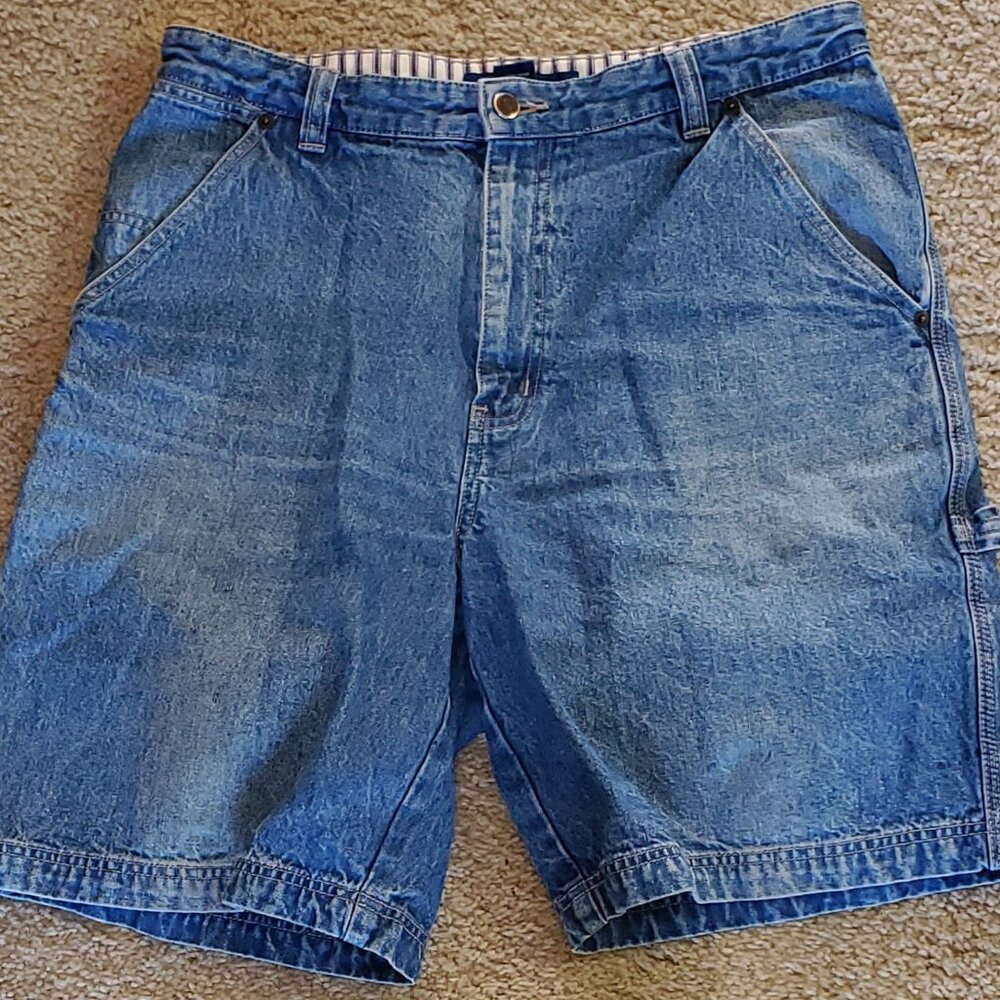 HIGH SIERRA (Men's, Blue Denim Carpenter Shorts-Size: 34)